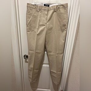 Nwot Lands' End Women's Tan Chino Pants 14